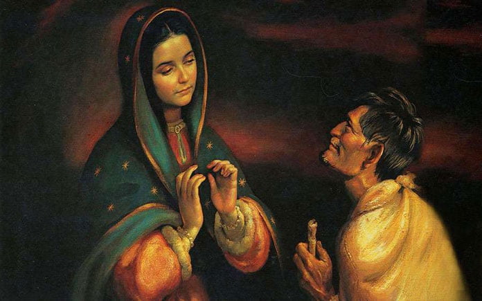 Como escribirle a la virgen de Guadalupe