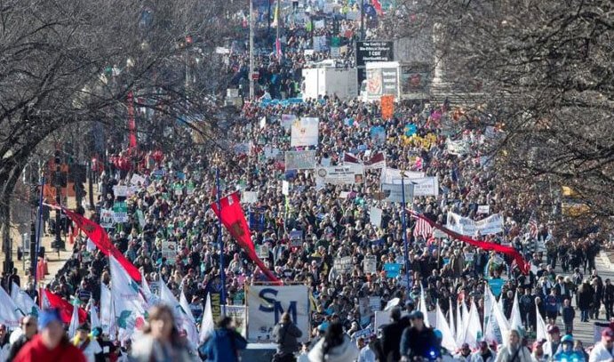 Silencio mediático con la Marcha por la Vida