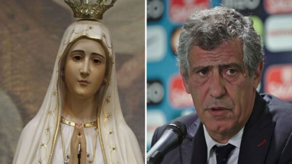 Fernando Santos, entrenador de la selección de Portugal devoto de la Virgen de Fátima