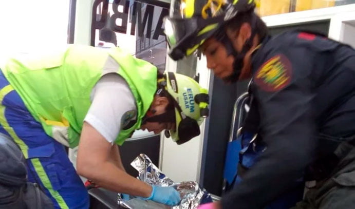 Mujer bombero