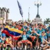 Alegres peregrinos de España y Venezuela en la JMJ de Lisboa 2023